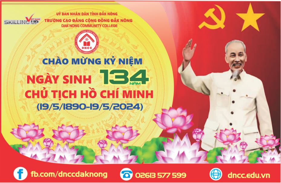 Chào mừng kỷ niệm 134 năm Ngày sinh Chủ tịch Hồ Chí Minh (19/5/1890 - 19/5/2024)